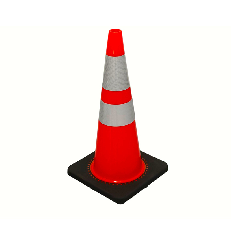 Zeer elastische PVC-verkeersveiligheidskegel met optionele verzwaarde rubberen basis voor wegcontrole en gevarenisolatie onder alle weersomstandigheden Zeer elastische PVC-verkeersveiligheidskegel met optionele verzwaarde rubberen basis voor wegcontrole en gevarenisolatie onder alle weersomstandigheden