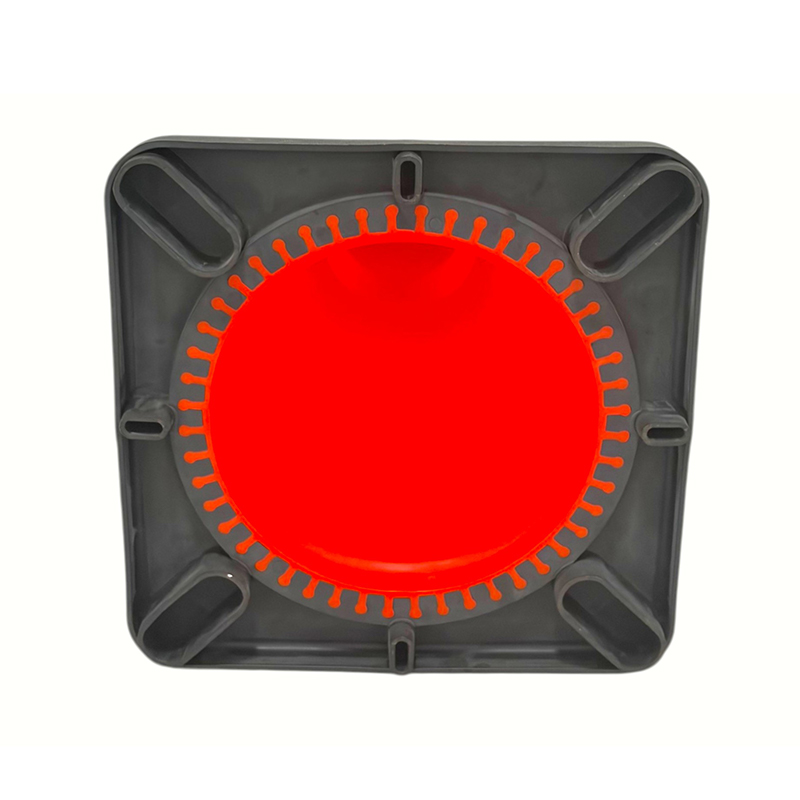 Zeer elastische PVC-verkeersveiligheidskegel met optionele verzwaarde rubberen basis voor wegcontrole en gevarenisolatie onder alle weersomstandigheden Zeer elastische PVC-verkeersveiligheidskegel met optionele verzwaarde rubberen basis voor wegcontrole en gevarenisolatie onder alle weersomstandigheden