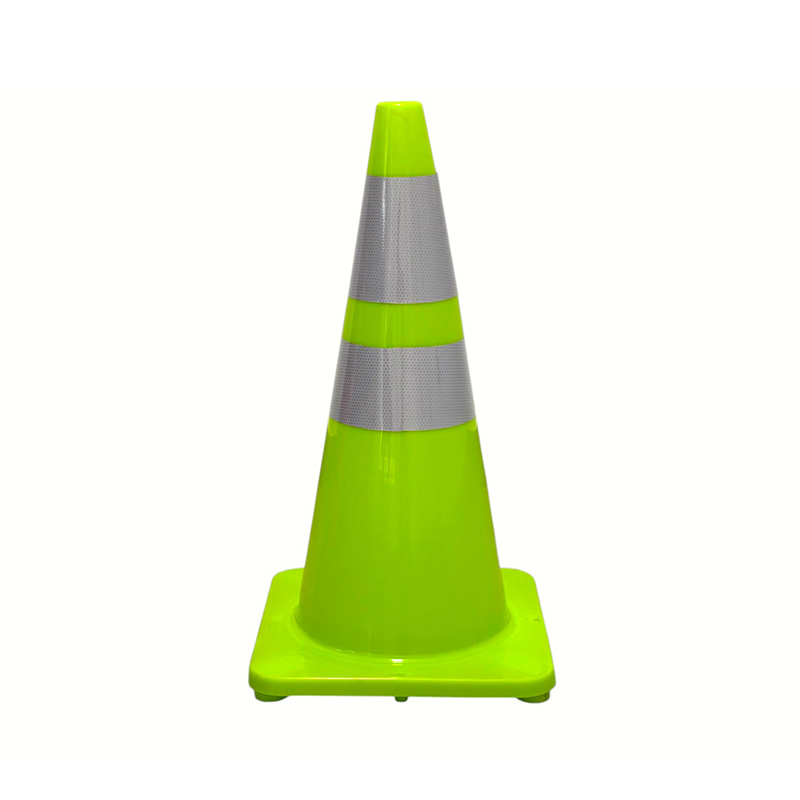 Zeer elastische PVC-verkeersveiligheidskegel met optionele verzwaarde rubberen basis voor wegcontrole en gevarenisolatie onder alle weersomstandigheden Zeer elastische PVC-verkeersveiligheidskegel met optionele verzwaarde rubberen basis voor wegcontrole en gevarenisolatie onder alle weersomstandigheden
