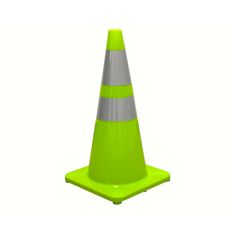 Zeer elastische PVC-verkeersveiligheidskegel met optionele verzwaarde rubberen basis voor wegcontrole en gevarenisolatie onder alle weersomstandigheden Zeer elastische PVC-verkeersveiligheidskegel met optionele verzwaarde rubberen basis voor wegcontrole en gevarenisolatie onder alle weersomstandigheden