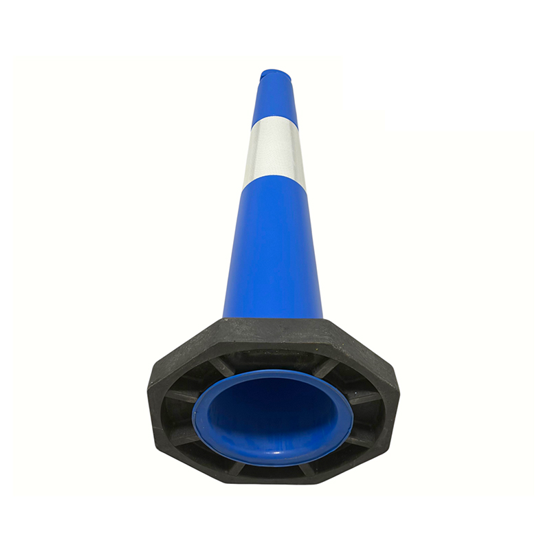 Draagbare T-TOP zeer flexibele PVC-verkeerskegel voor bouwperimeters