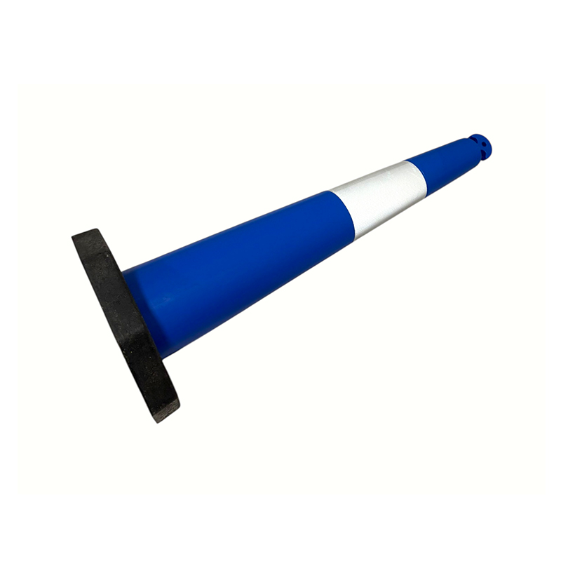 Draagbare T-TOP zeer flexibele PVC-verkeerskegel voor bouwperimeters