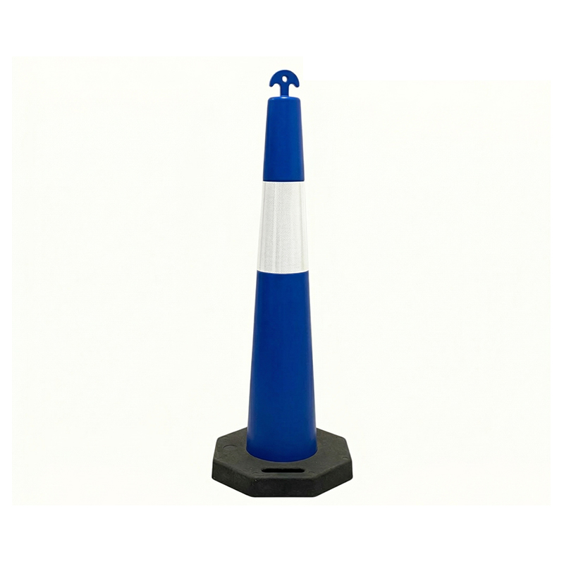 Draagbare T-TOP zeer flexibele PVC-verkeerskegel voor bouwperimeters