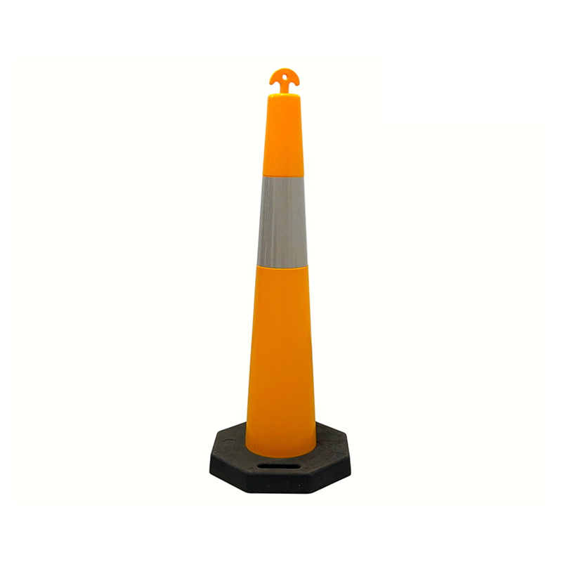 Draagbare T-TOP zeer flexibele PVC-verkeerskegel voor bouwperimeters