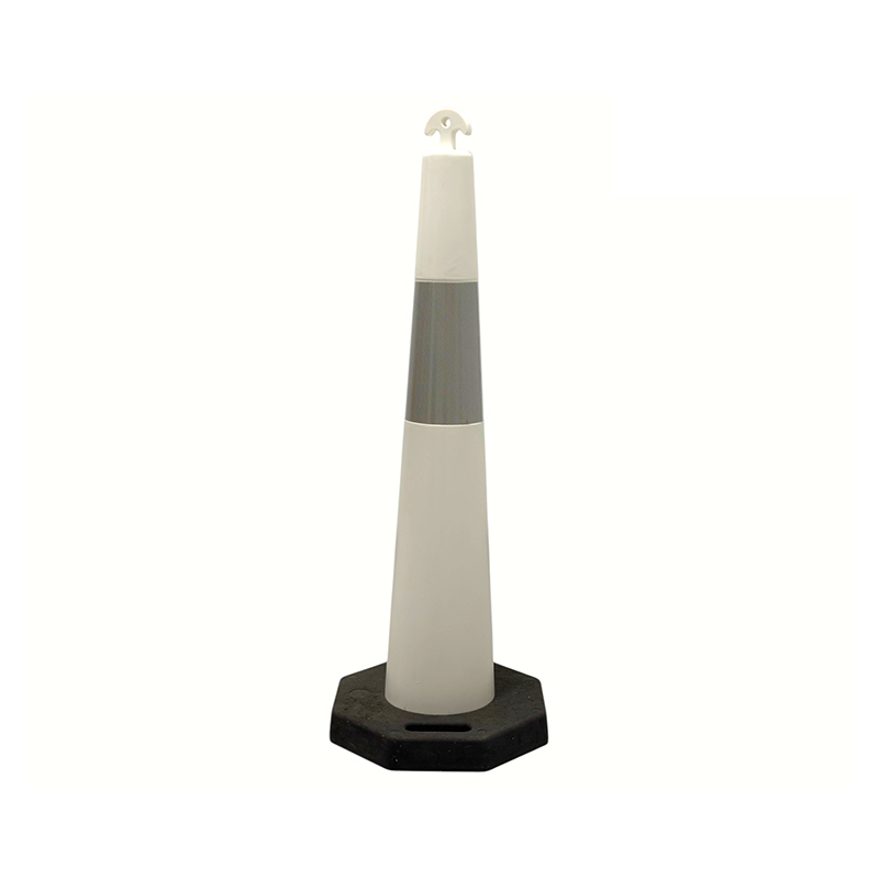 Draagbare T-TOP zeer flexibele PVC-verkeerskegel voor bouwperimeters