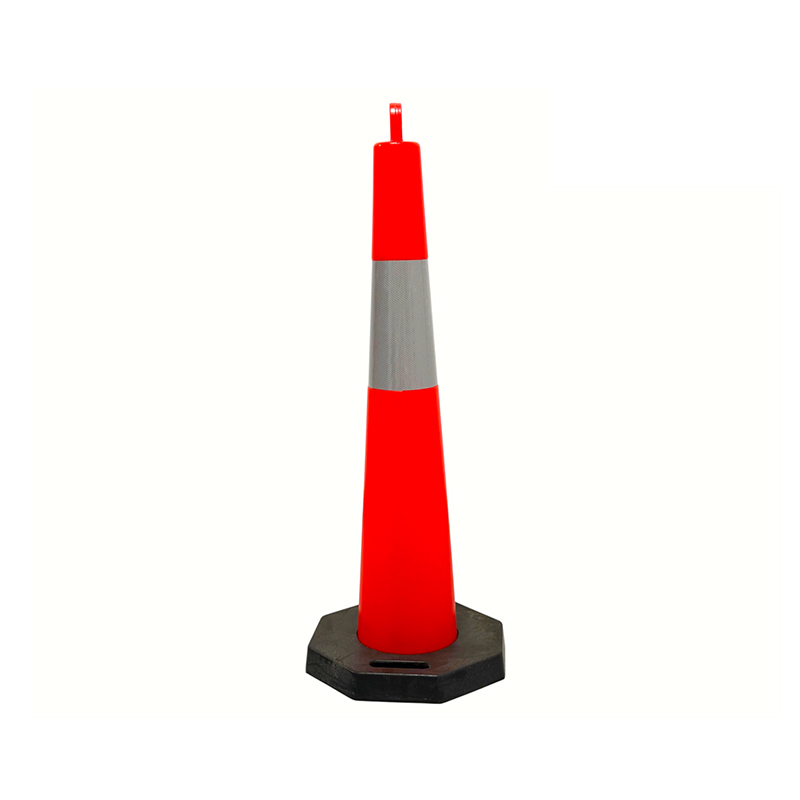Draagbare T-TOP zeer flexibele PVC-verkeerskegel voor bouwperimeters