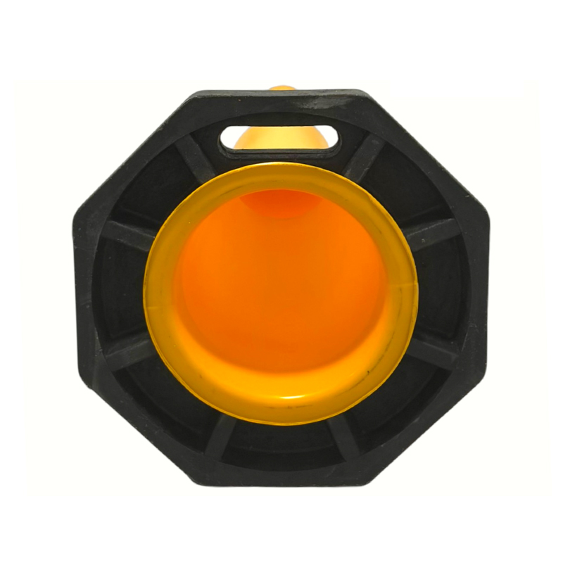 Draagbare T-TOP zeer flexibele PVC-verkeerskegel voor bouwperimeters