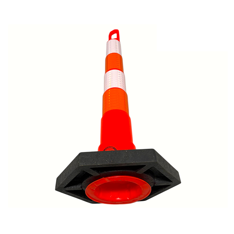 Ergonomische draagbare T-TOP flexibele afbakeningspaal