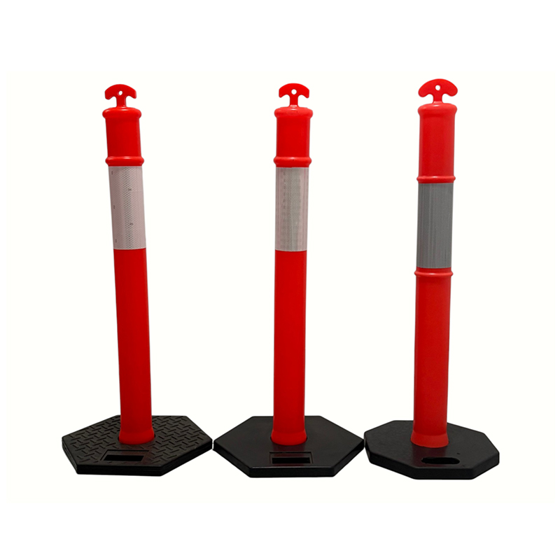 Ergonomische draagbare T-TOP flexibele afbakeningspaal