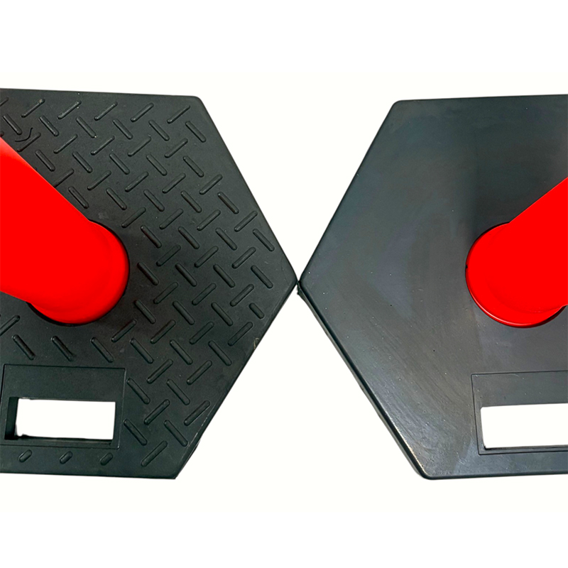 Ergonomische draagbare T-TOP flexibele afbakeningspaal