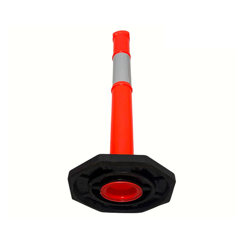 Ergonomische draagbare T-TOP flexibele afbakeningspaal