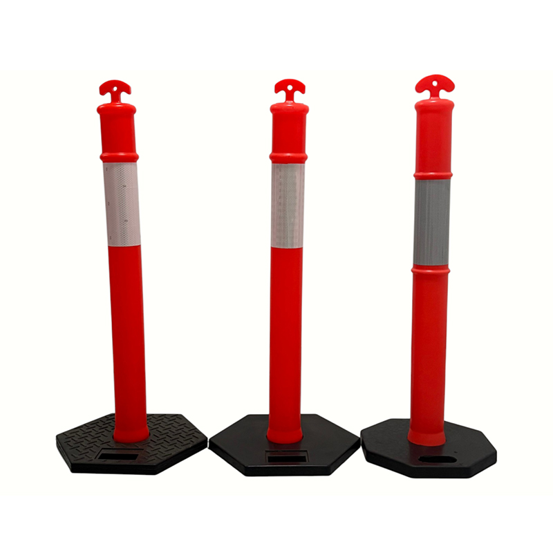 Ergonomische draagbare T-TOP flexibele afbakeningspaal