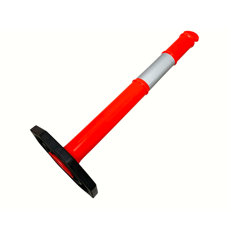 Ergonomische draagbare T-TOP flexibele afbakeningspaal