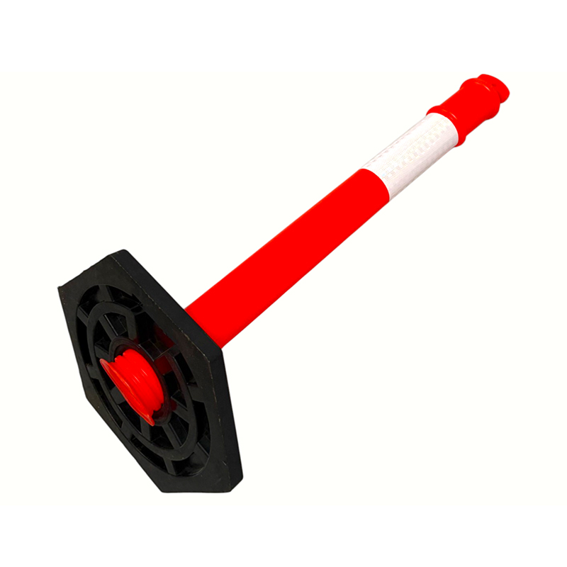 Ergonomische draagbare T-TOP flexibele afbakeningspaal