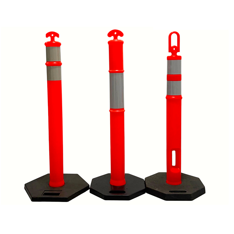 Ergonomische draagbare T-TOP flexibele afbakeningspaal