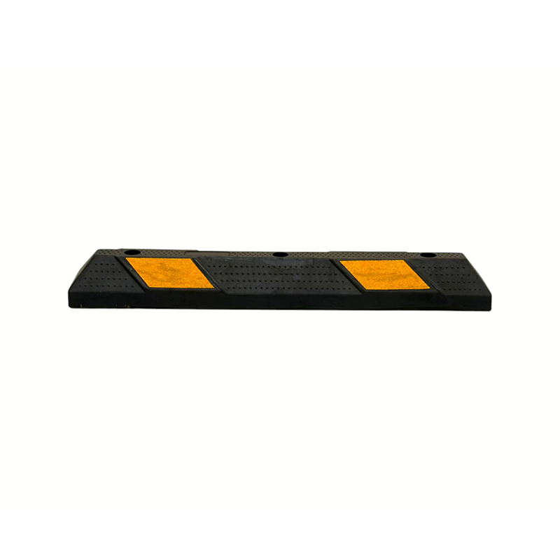 Versterkte rubberen wielstoppers met groot oppervlak en dubbele reflecterende patches