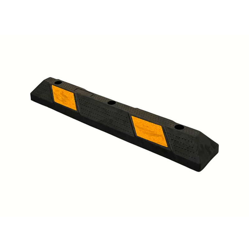 Versterkte rubberen wielstoppers met groot oppervlak en dubbele reflecterende patches