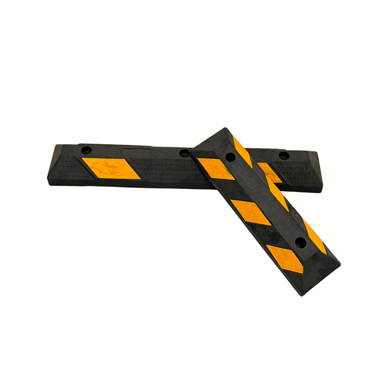 Versterkte rubberen wielstoppers met groot oppervlak en dubbele reflecterende patches