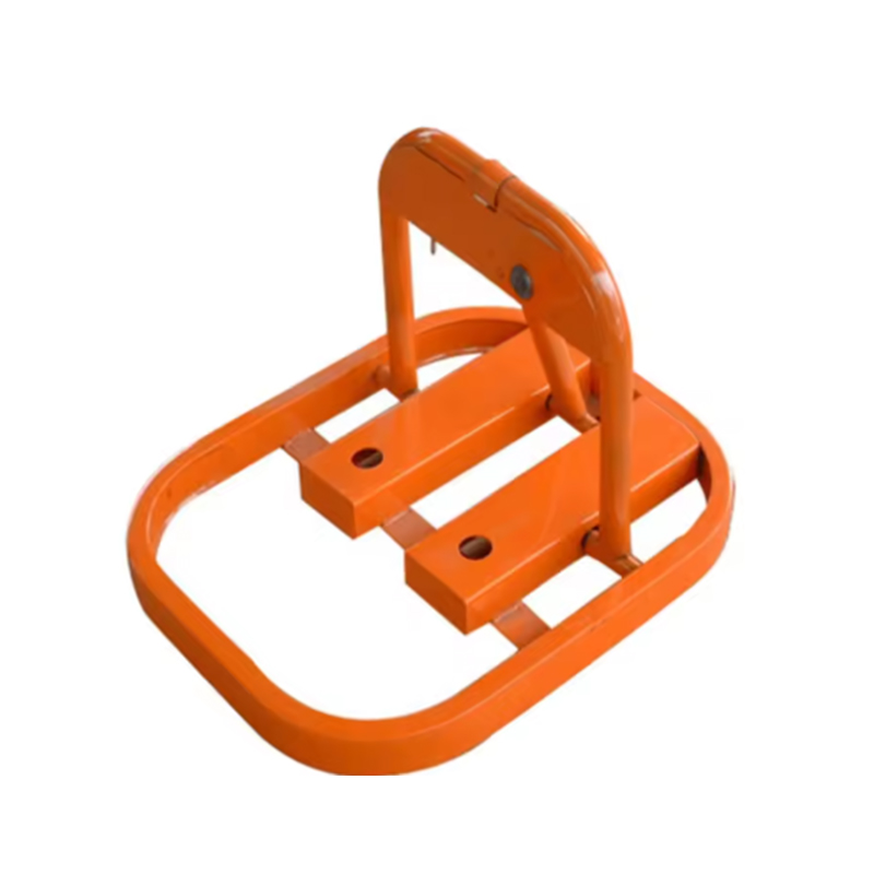 Rood/geel waarschuwingskleur Heavy-Duty Anti-Pry Anti-Collision Driehoekig handmatig parkeerslot