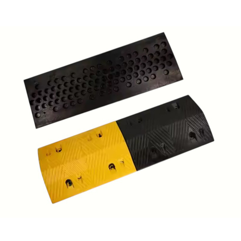1 meter zware compressie reflecterende rubberen verkeersdrempel