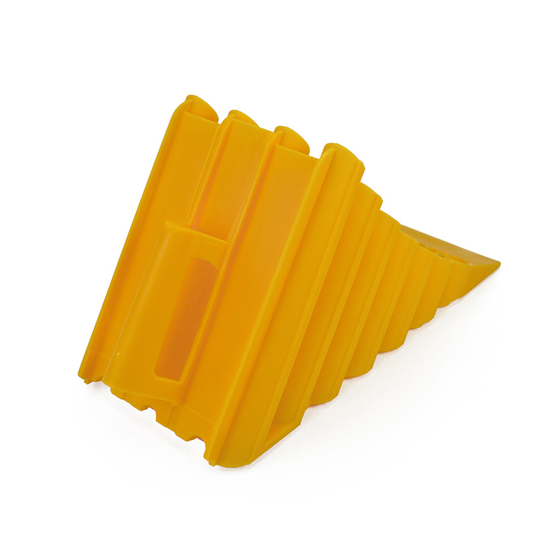 Driehoekig ontwerp met hoge grip, robuuste antislip rubberen wielstoppers Driehoekig ontwerp met hoge grip, robuuste antislip rubberen wielstoppers