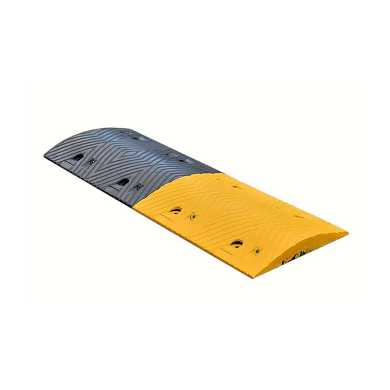 1 meter zware compressie reflecterende rubberen verkeersdrempel