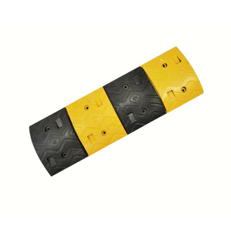 1 meter zware compressie reflecterende rubberen verkeersdrempel