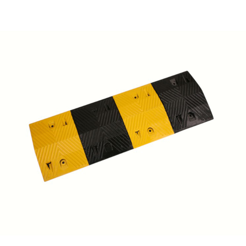 1 meter zware compressie reflecterende rubberen verkeersdrempel