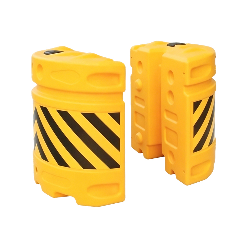 Modulaire combinatie HDPE verkeersanti-impactton met reflecterende folie