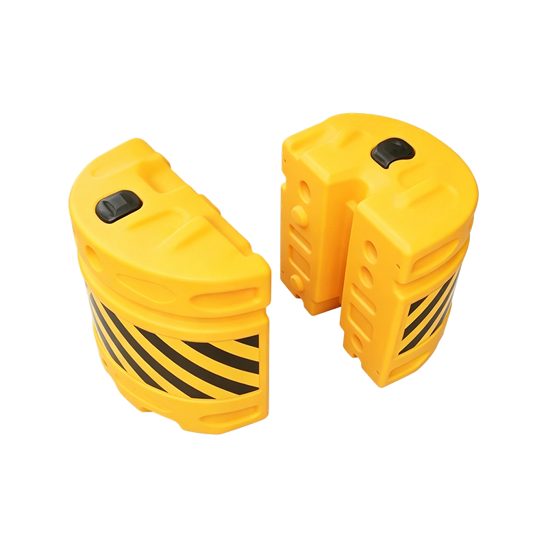 Modulaire combinatie HDPE verkeersanti-impactton met reflecterende folie