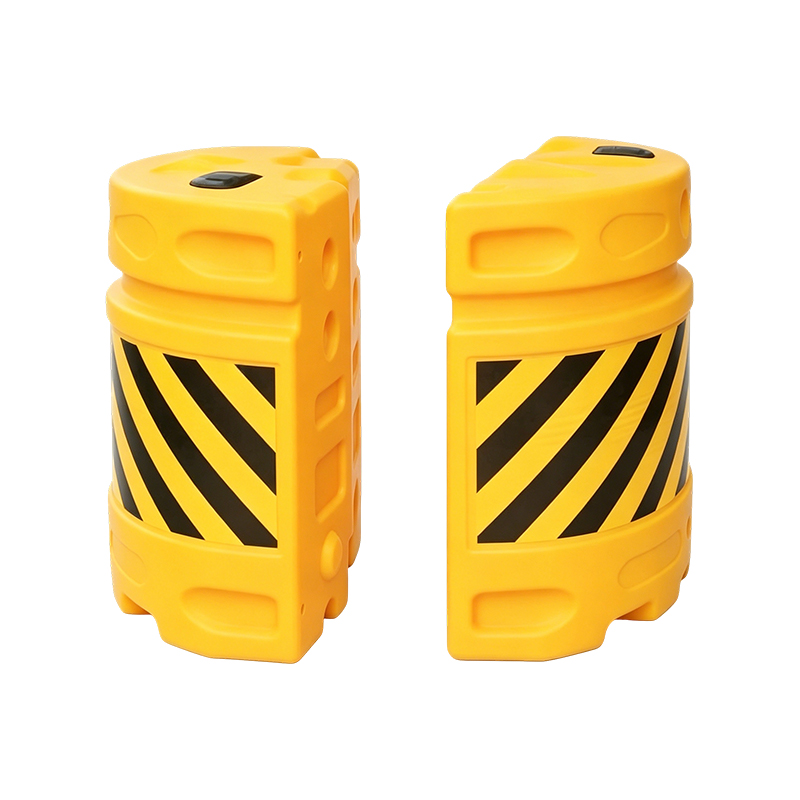 Modulaire combinatie HDPE verkeersanti-impactton met reflecterende folie