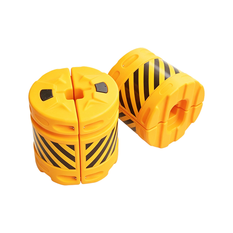 Modulaire combinatie HDPE verkeersanti-impactton met reflecterende folie