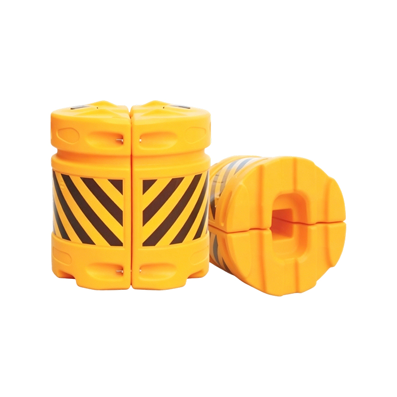 Modulaire combinatie HDPE verkeersanti-impactton met reflecterende folie
