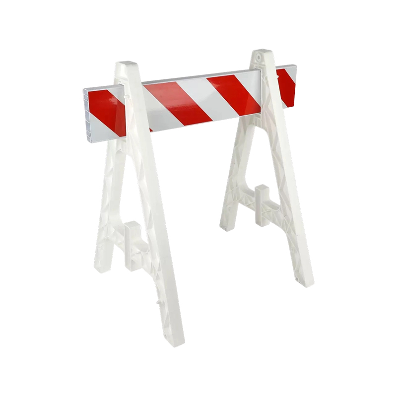 Kunststof A-frame barricade met reflecterende dwarsbalken