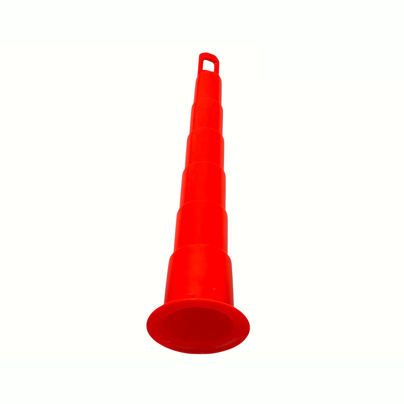 Verkeerswaarschuwingspaal voor zwaar gebruik met handgreep aan de bovenkant Verkeerswaarschuwingspaal voor zwaar gebruik met handgreep aan de bovenkant