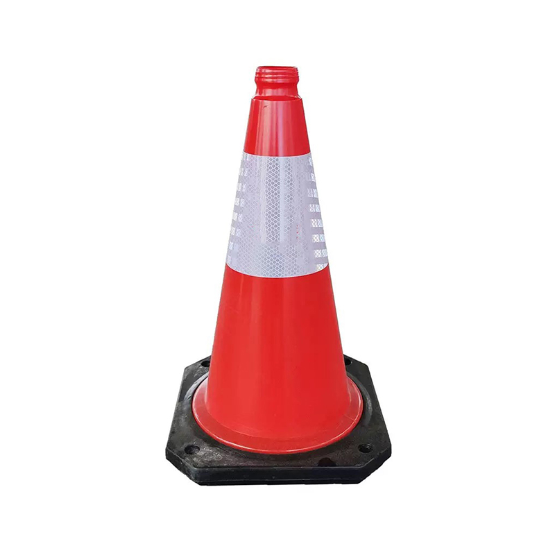 Geïntegreerde HDPE-kunststof verkeerskegel met gat aan de bovenkant