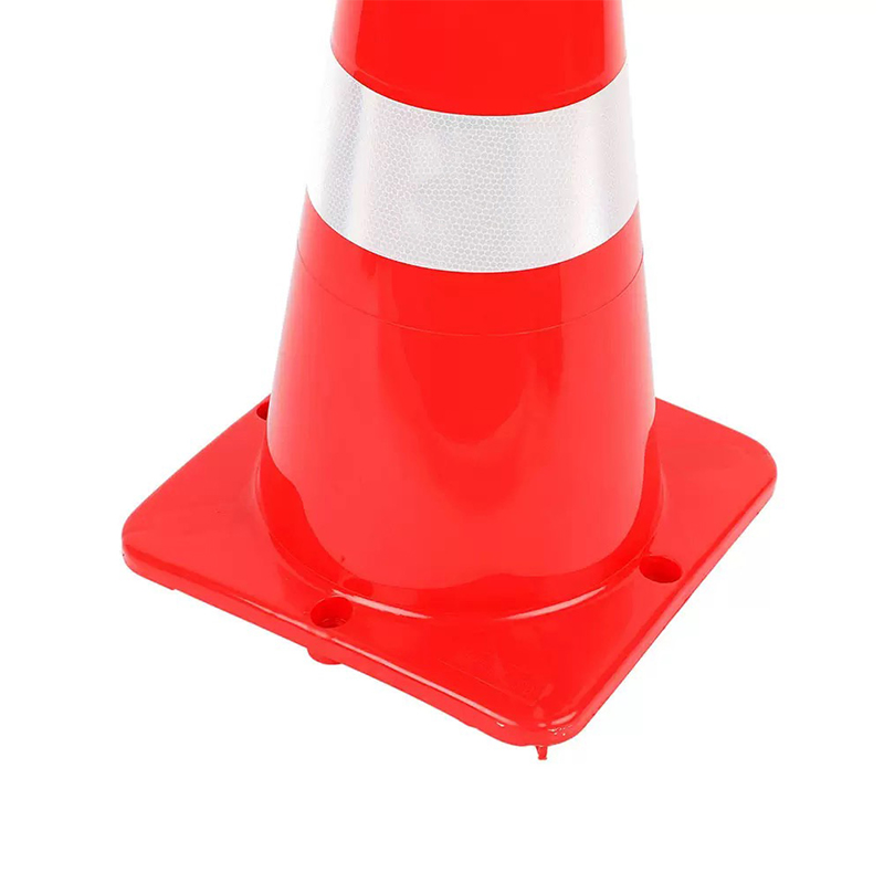 Wide-Body LDPE kunststof verkeerskegel met reflecterende kragen