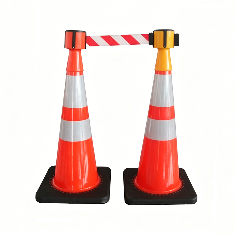 Cone-Top intrekbare riembarrière met 4-wegaansluiting
