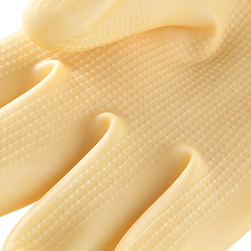 Zware zuur-/alkalibestendige latexrubberhandschoenen