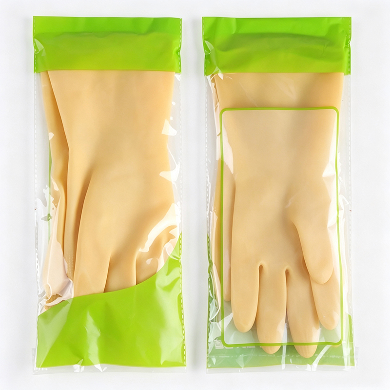 Zware zuur-/alkalibestendige latexrubberhandschoenen