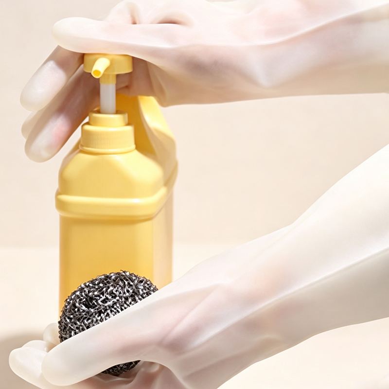 Verdikte voedselveilige nitrilhandschoenen