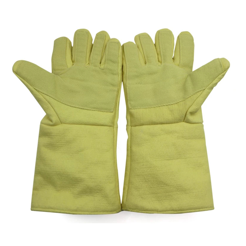 500°C hittebestendige Aramid 1414 dicht geweven vilthandschoenen 500°C hittebestendige Aramid 1414 dicht geweven vilthandschoenen