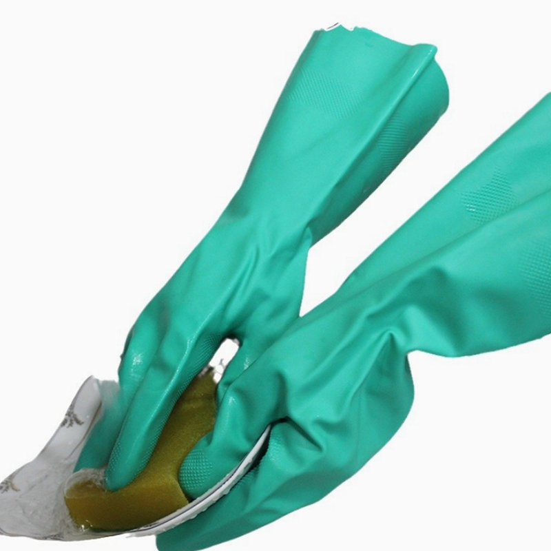Verdikte voedselveilige nitrilhandschoenen Verdikte voedselveilige nitrilhandschoenen