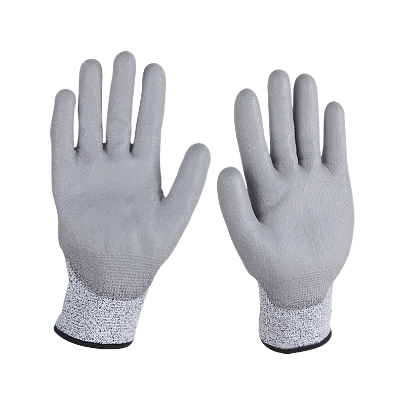 Anti-snijden gedimde PU-handschoenen Anti-snijden gedimde PU-handschoenen