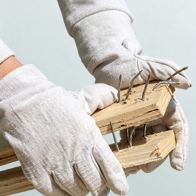 Zware canvas werkhandschoenen
