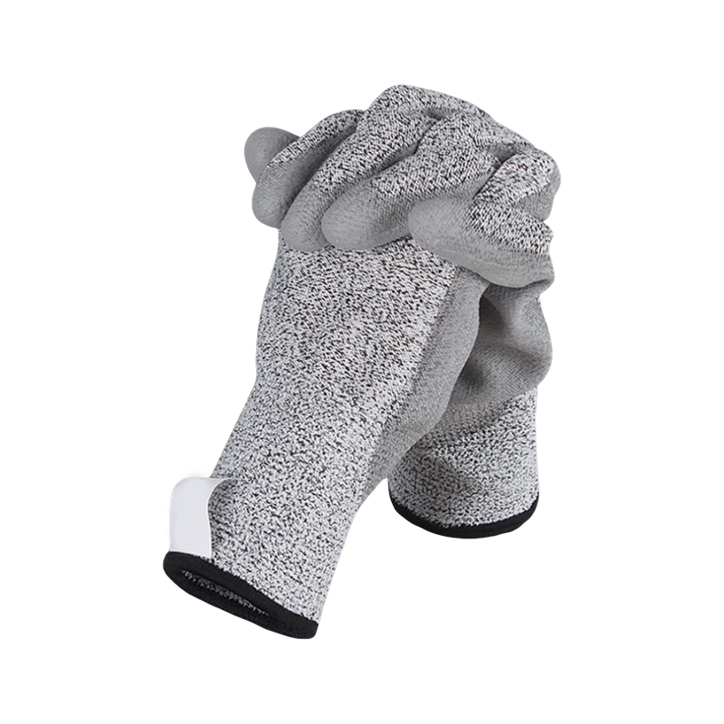 Anti-snijden gedimde PU-handschoenen