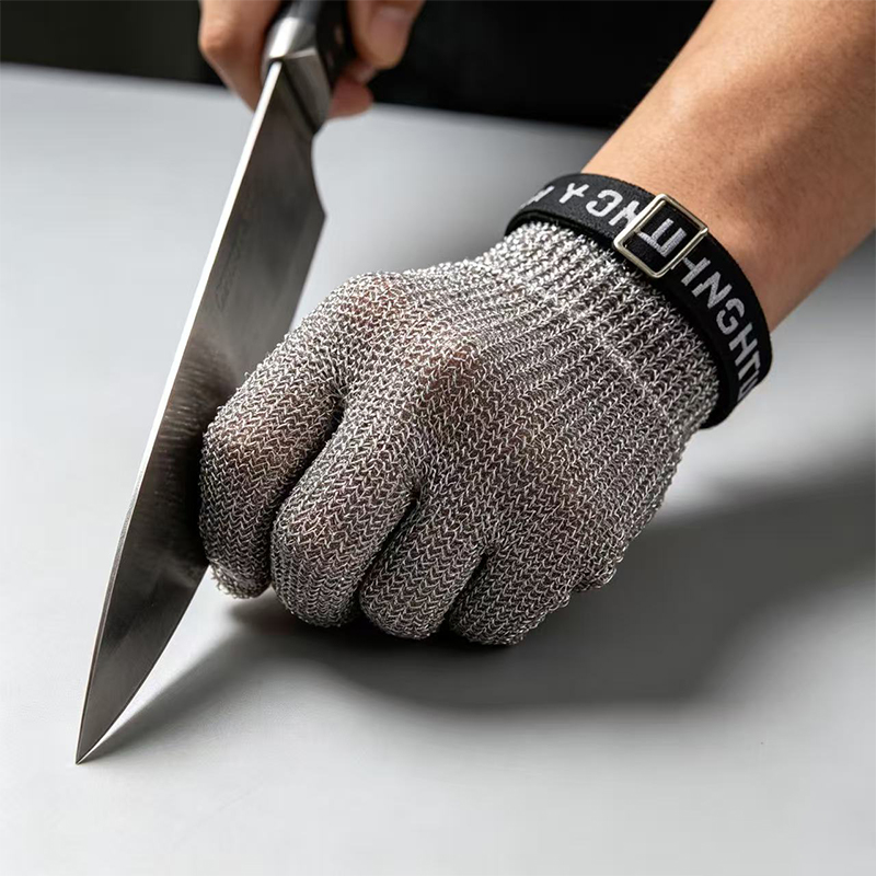 Roestvrijstalen ringgaas anti-snijhandschoenen
