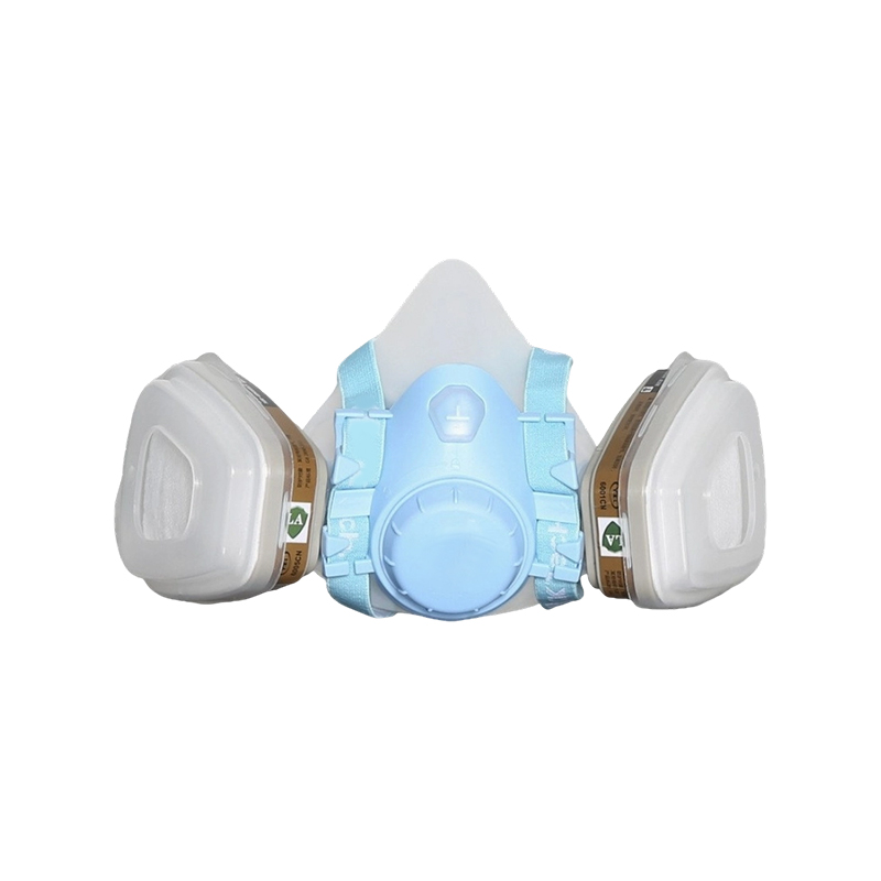 Siliconen gasmasker met dubbel filter