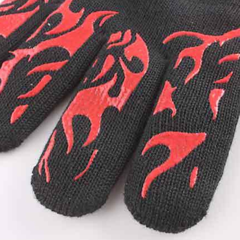 Hittebestendige siliconen barbecuehandschoenen