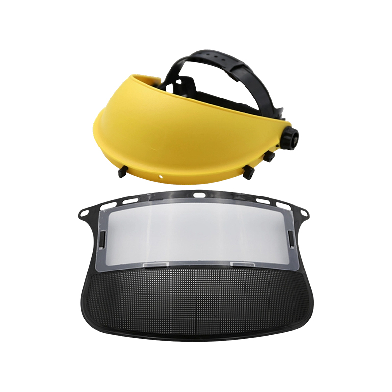 Dual-Shield PVC en mesh veiligheidsvizier voor bosbouw en maaien